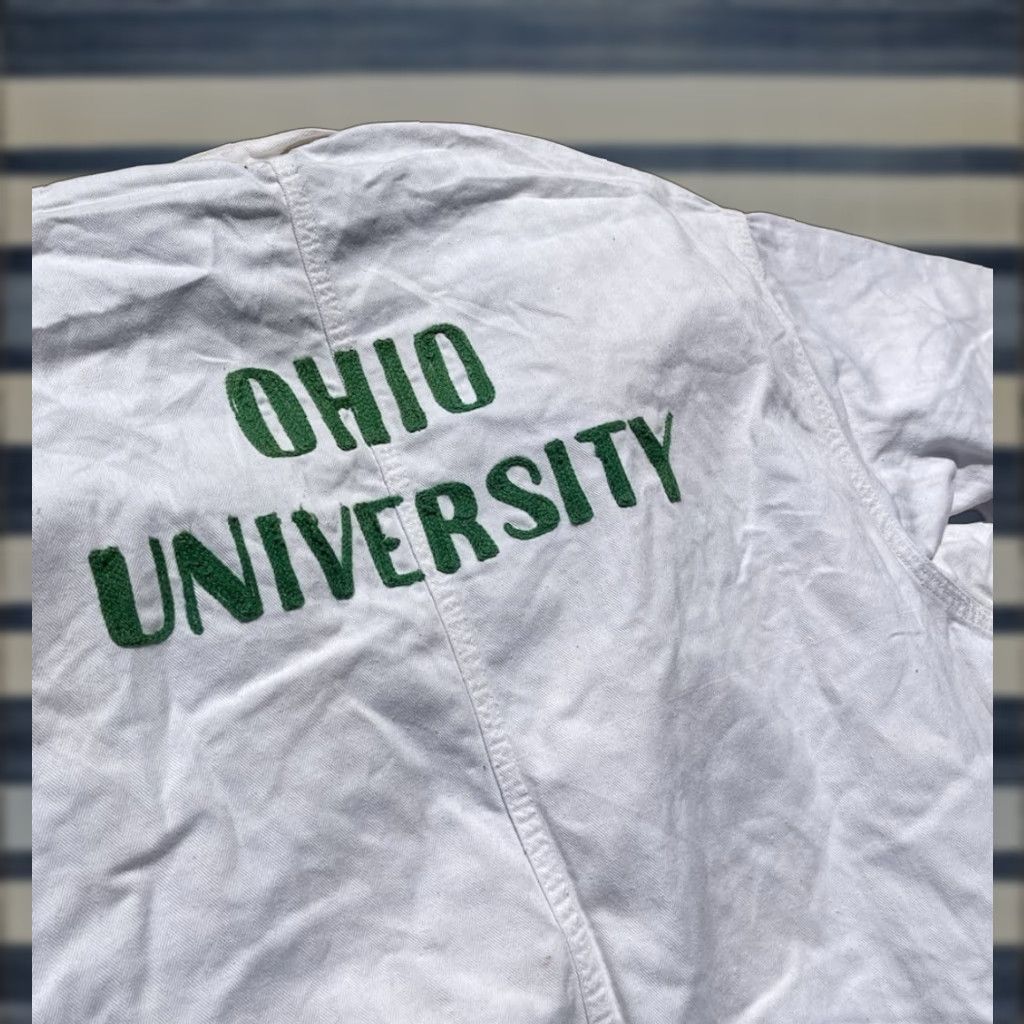 Vintage VINTAGE Hercules Herringbone Coveralls Mens 40x30 Ohio University 50s Chainstitch Size US 40 / EU 56 - 1 Thumbnail