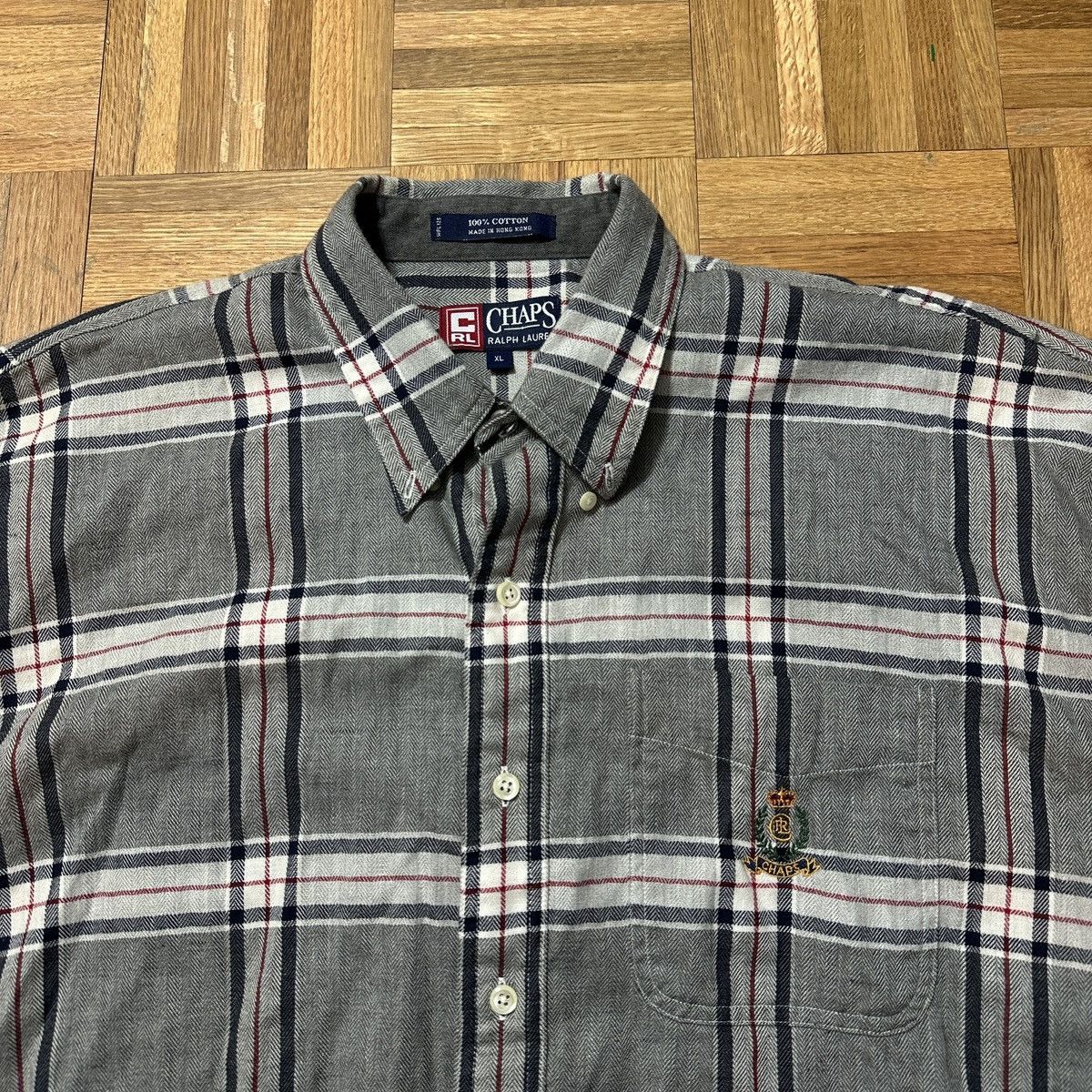 Chaps Ralph Lauren Vintage Chaps Ralph Lauren flannel shirt Size US XL / EU 56 / 4 - 3 Thumbnail