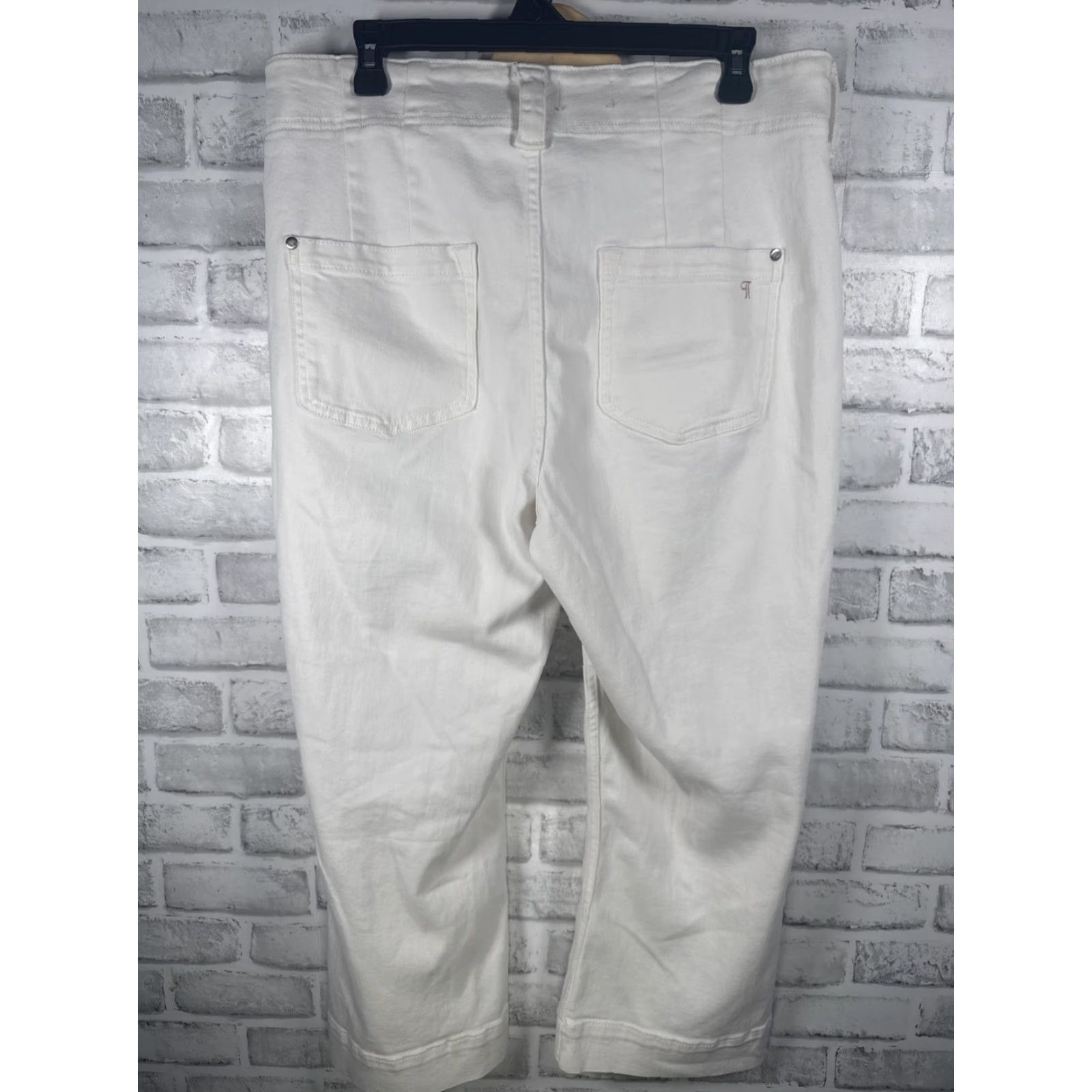 Vintage Pilcro White Cropped Stretchy Pants Womens 32x23 Jeans Cropped White Pilcro Womens 32x23 Size 24" / US 00 / IT 34 - 4 Thumbnail