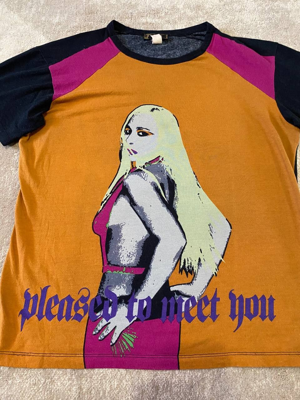 Versace Versace Archive 1990s Donatella Versace Pop Men’s T-Shirt Size US L / EU 52-54 / 3 - 3 Thumbnail