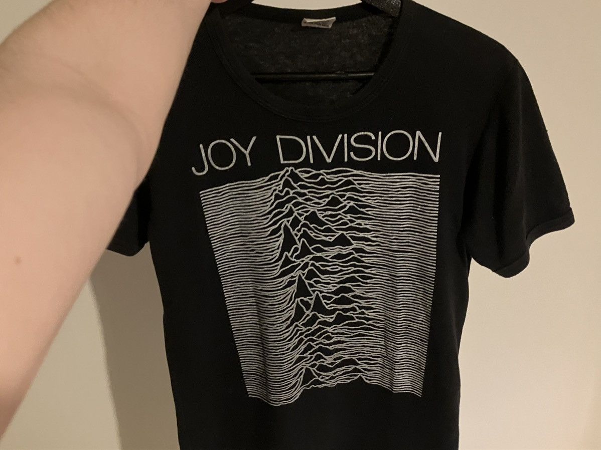 Band Tees × Joy Division × Vintage (RARE ORIGINAL) Joy Division Unknown Pleasures T-Shirt Size US XS / EU 42 / 0 - 6 Thumbnail