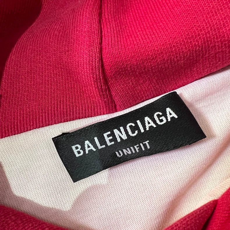 Balenciaga Balenciaga Red big destroyed letter logo hoodie Size US XS / EU 42 / 0 - 4 Thumbnail