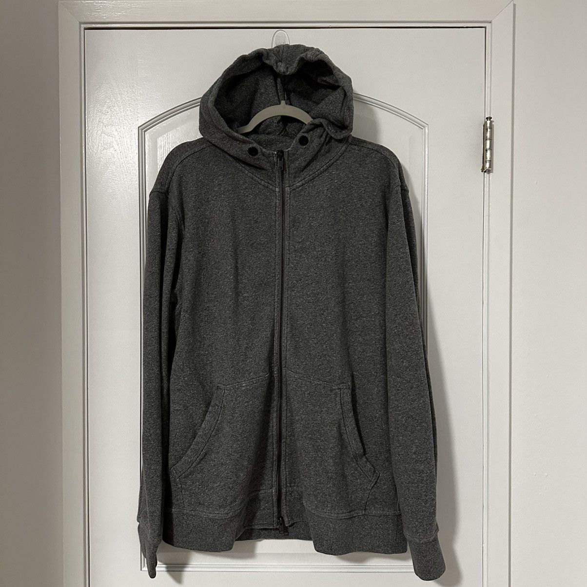 Hudson Hudson Jeans French Terry Zip Up Hoodie, Heather Grey Size US L / EU 52-54 / 3 - 1 Thumbnail