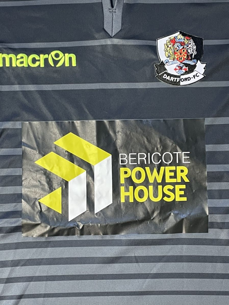 Macron DARTFORD 2020/2021 AWAY FOOTBALL SHIRT MACRON JERSEY SIZE XL Size US XL / EU 56 / 4 - 2 Thumbnail