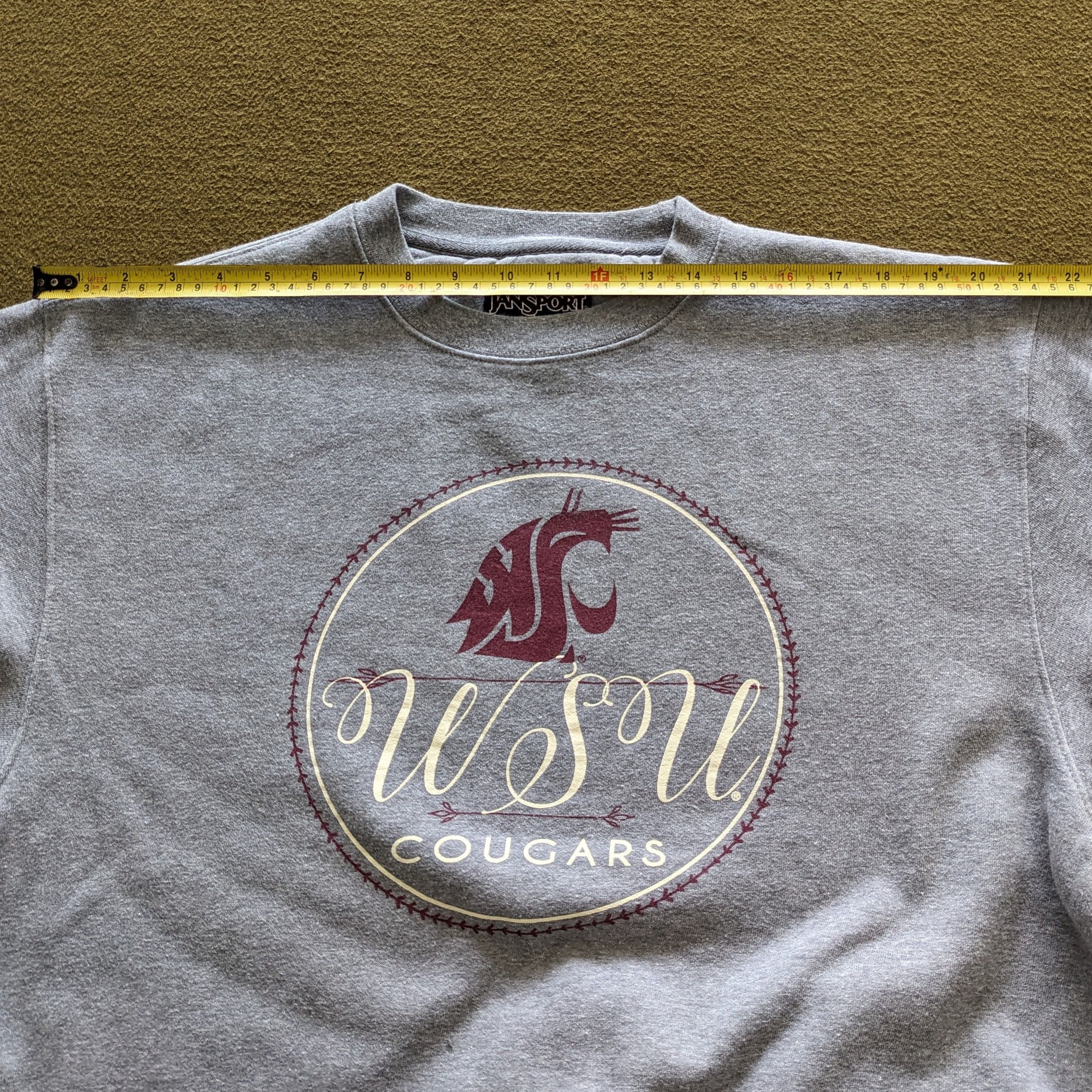 Vintage Vintage WSU COUGARS American Football Team Sweatshirt Size US L / EU 52-54 / 3 - 6 Thumbnail