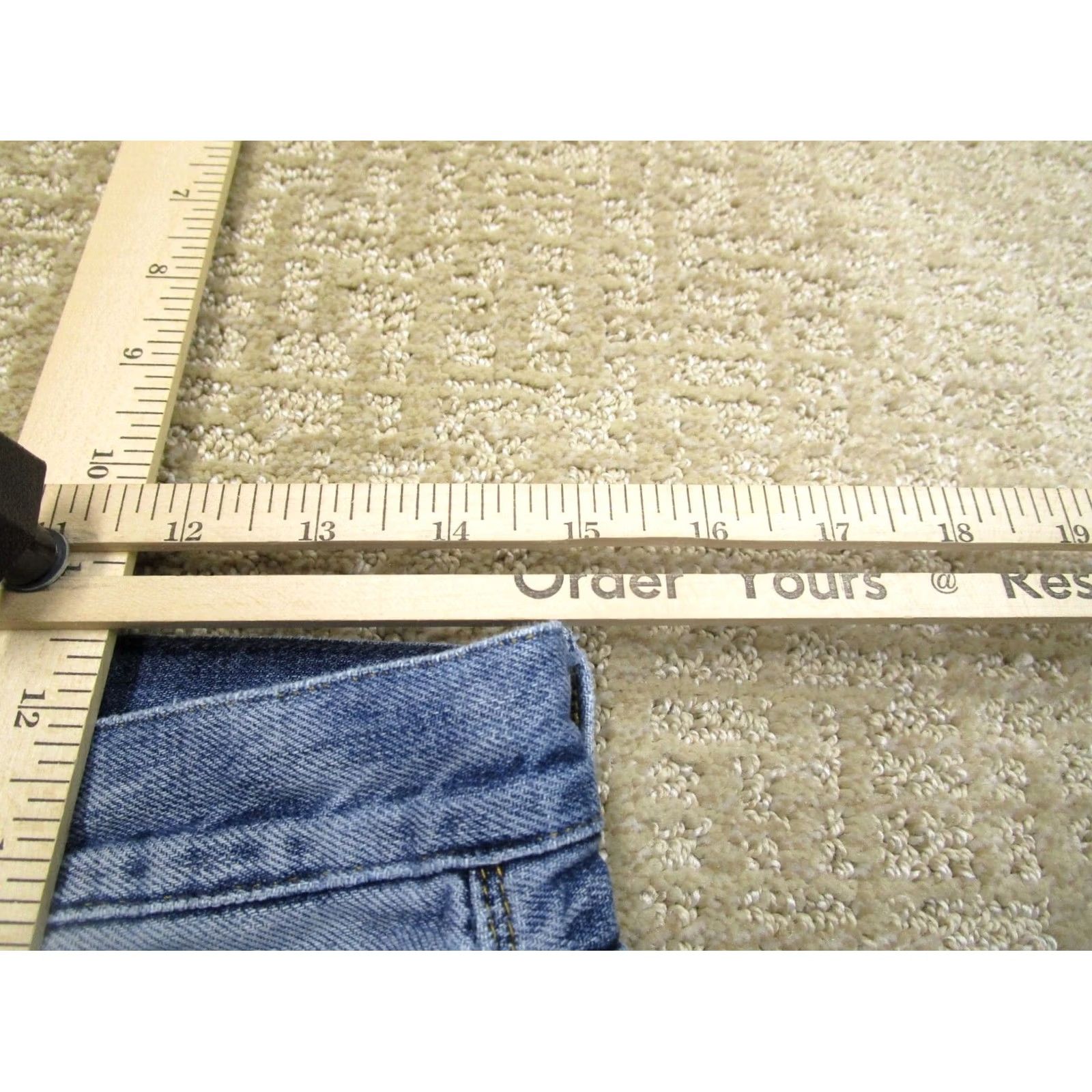 Pistola Pistola Jeans Women 29 Blue High Rise Straight Button Fly Pants Distressed Denim Jeans Size 29" - 5 Thumbnail