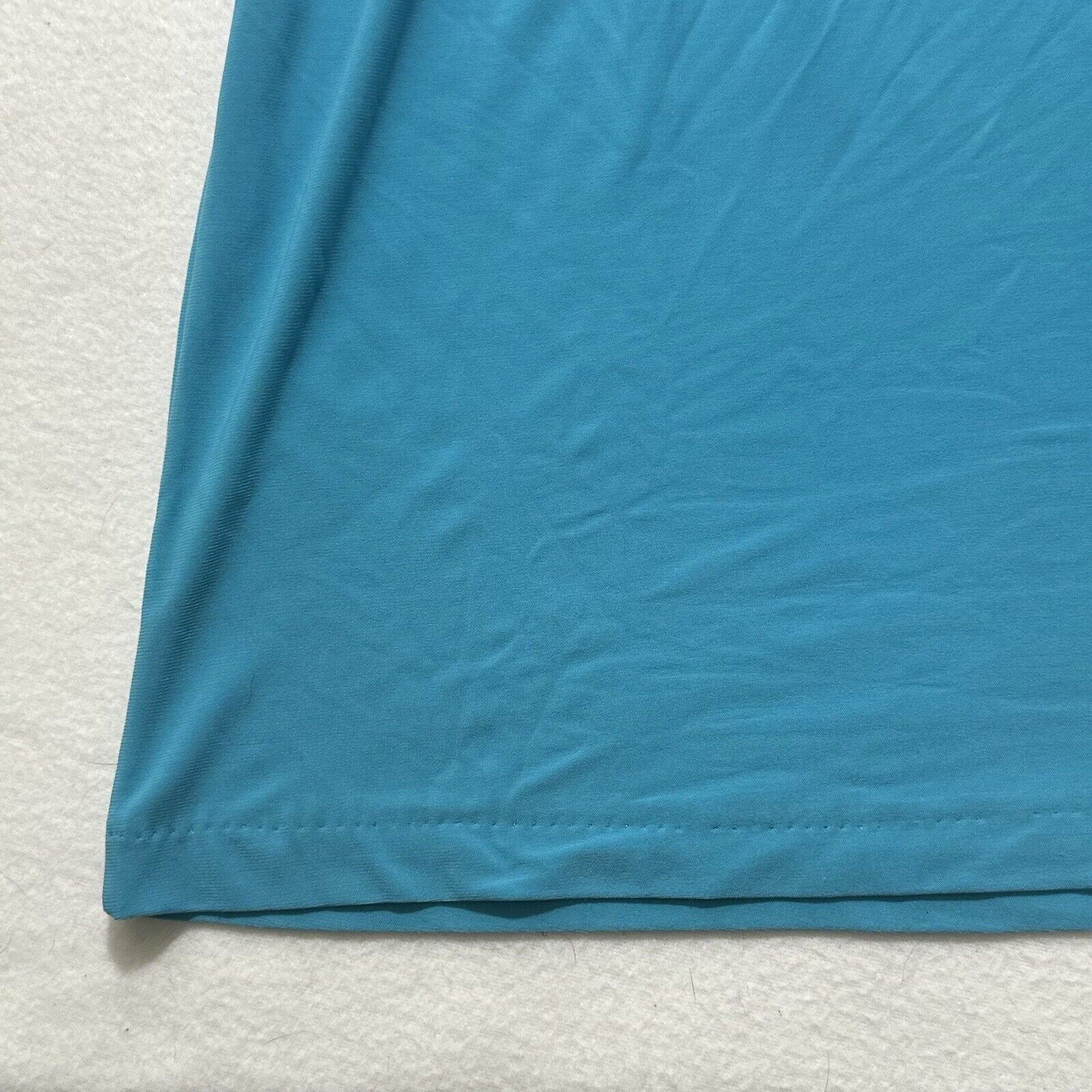 Other Gabby Skye 10 Blue Pullover Drape Top Lightweight Dress Size L / US 10 / IT 46 - 14 Thumbnail