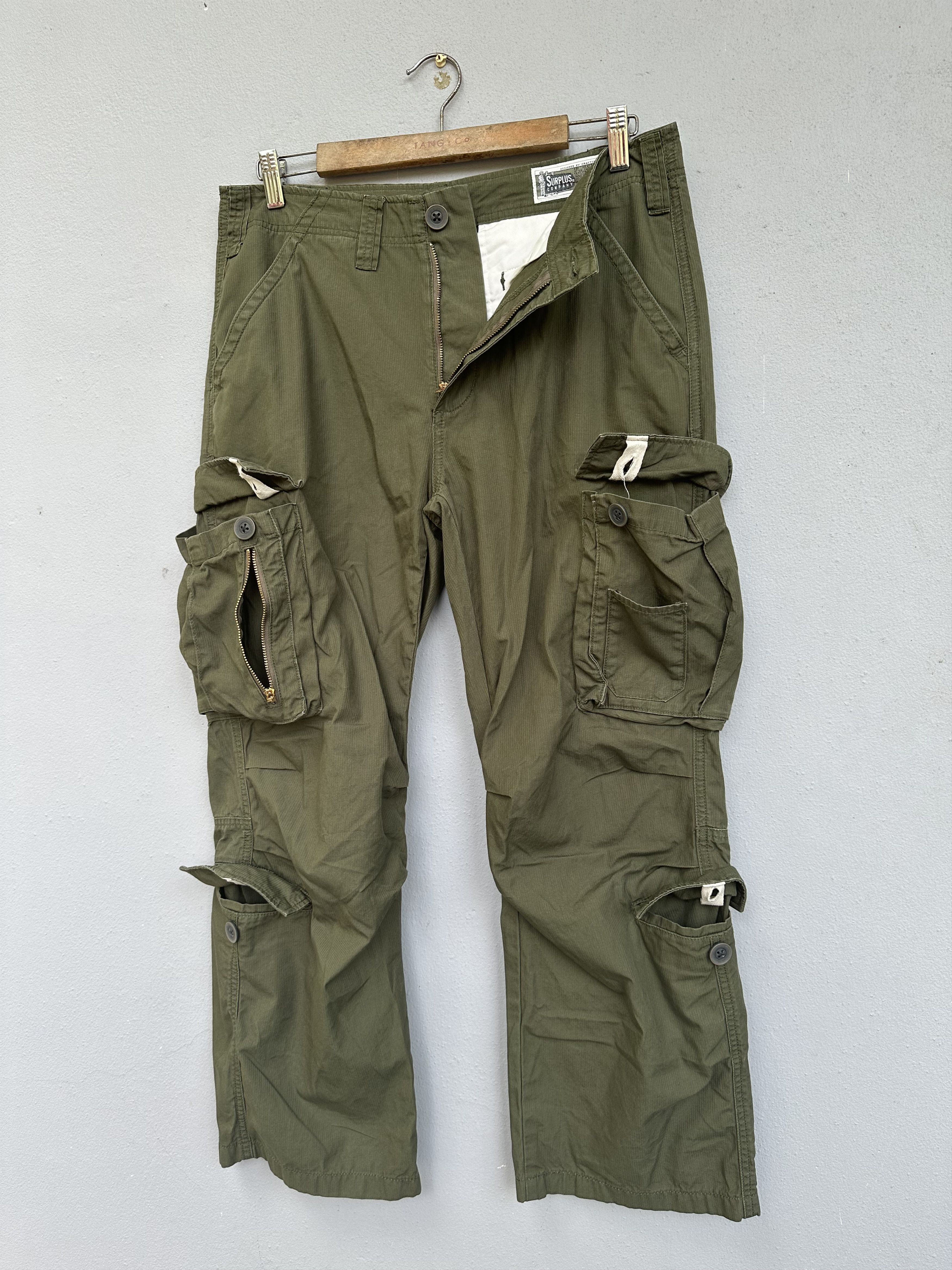 Denim & Supply Ralph Lauren Japanese Brand Surplus Company Multipocket Cargo HBT Pant Size US 29 - 6 Thumbnail