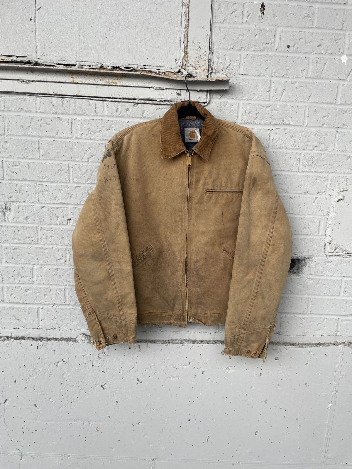 Carhartt Faded and Distressed Carhartt Detroit Size US L / EU 52-54 / 3 - 1 Thumbnail