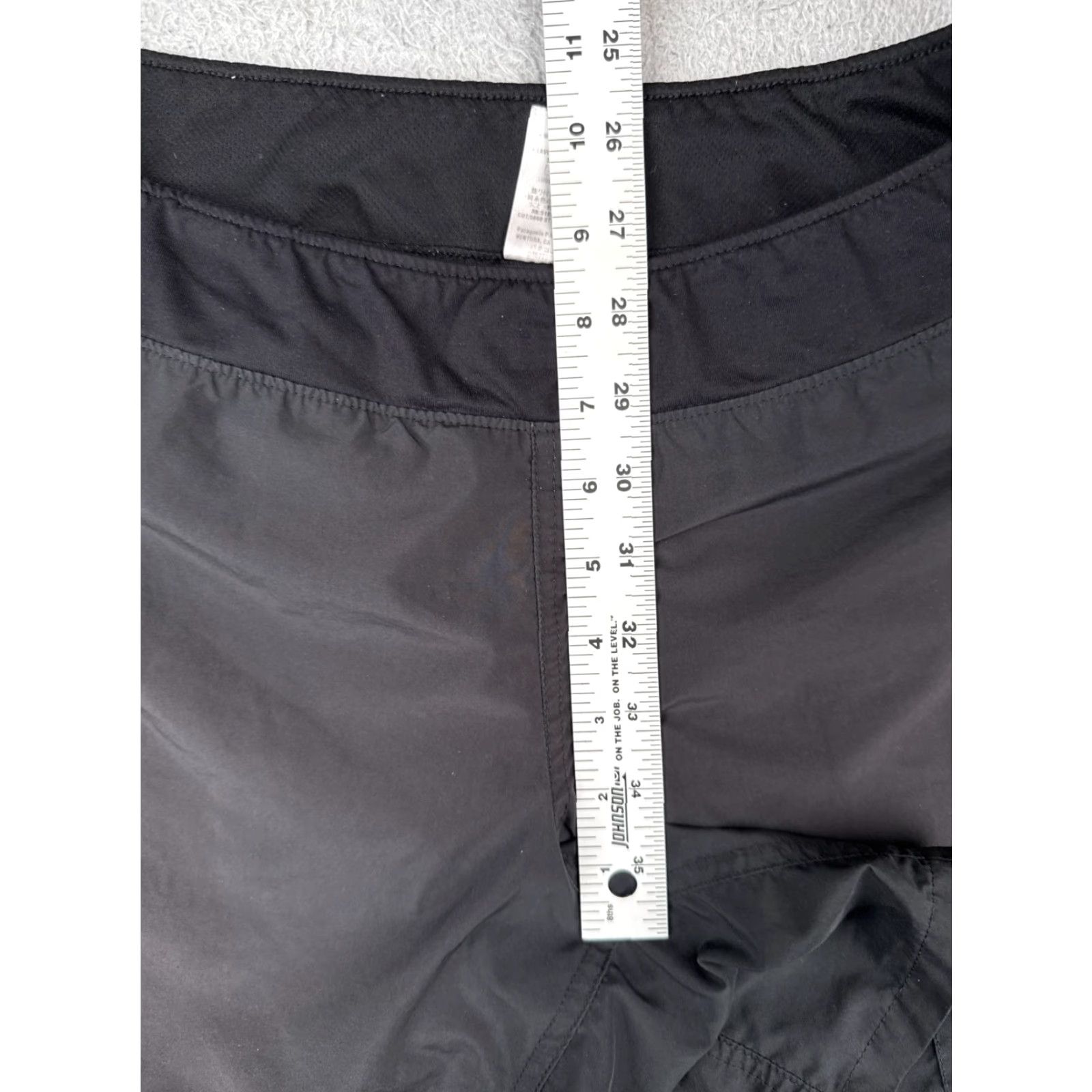Patagonia Patagonia Shorts Women Medium Black Elastic Waist 100% Polyester Gym Run Workout Size 32" / US 10 / IT 46 - 7 Thumbnail