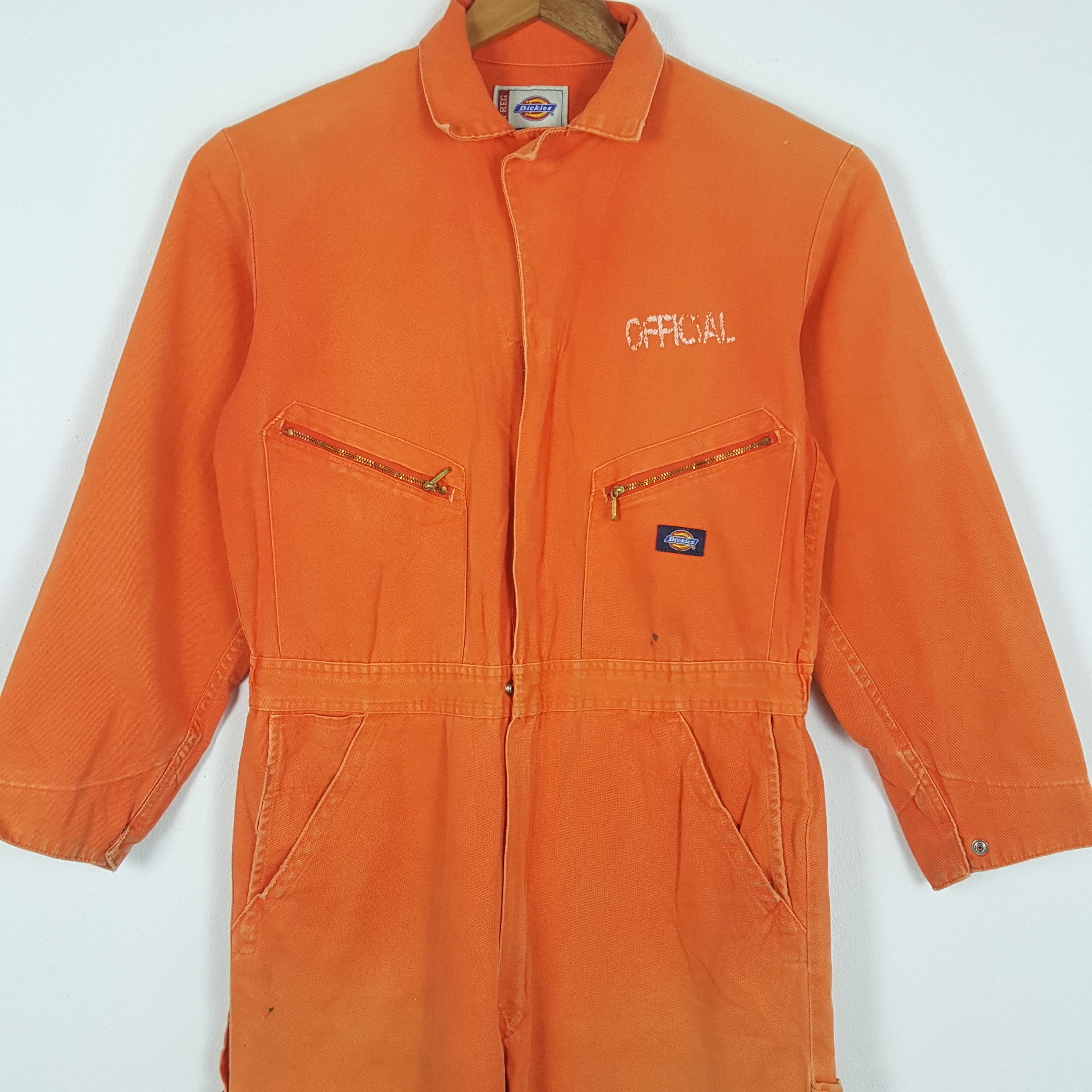 Vintage DICKIES x Skull Design Custom Style Coverall Jacket