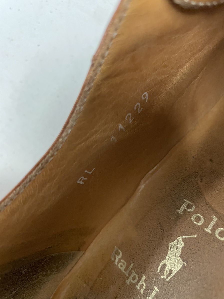 Polo Ralph Lauren × Vintage Perforated Leather Cap Toe Oxfords Size US 9 / EU 42 - 7 Thumbnail