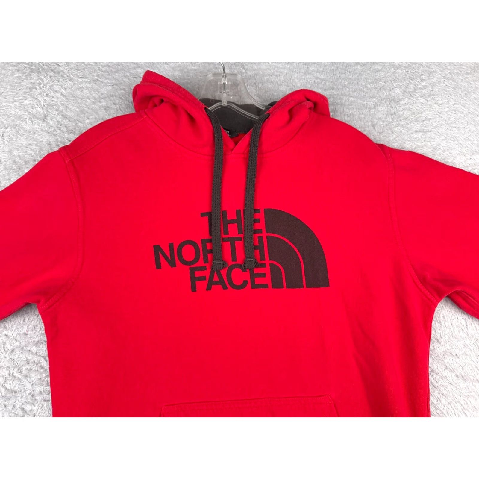 The North Face The North Face Hoodie Men Small Red Pullover Pocket Cotton Blend Size US S / EU 44-46 / 1 - 4 Thumbnail