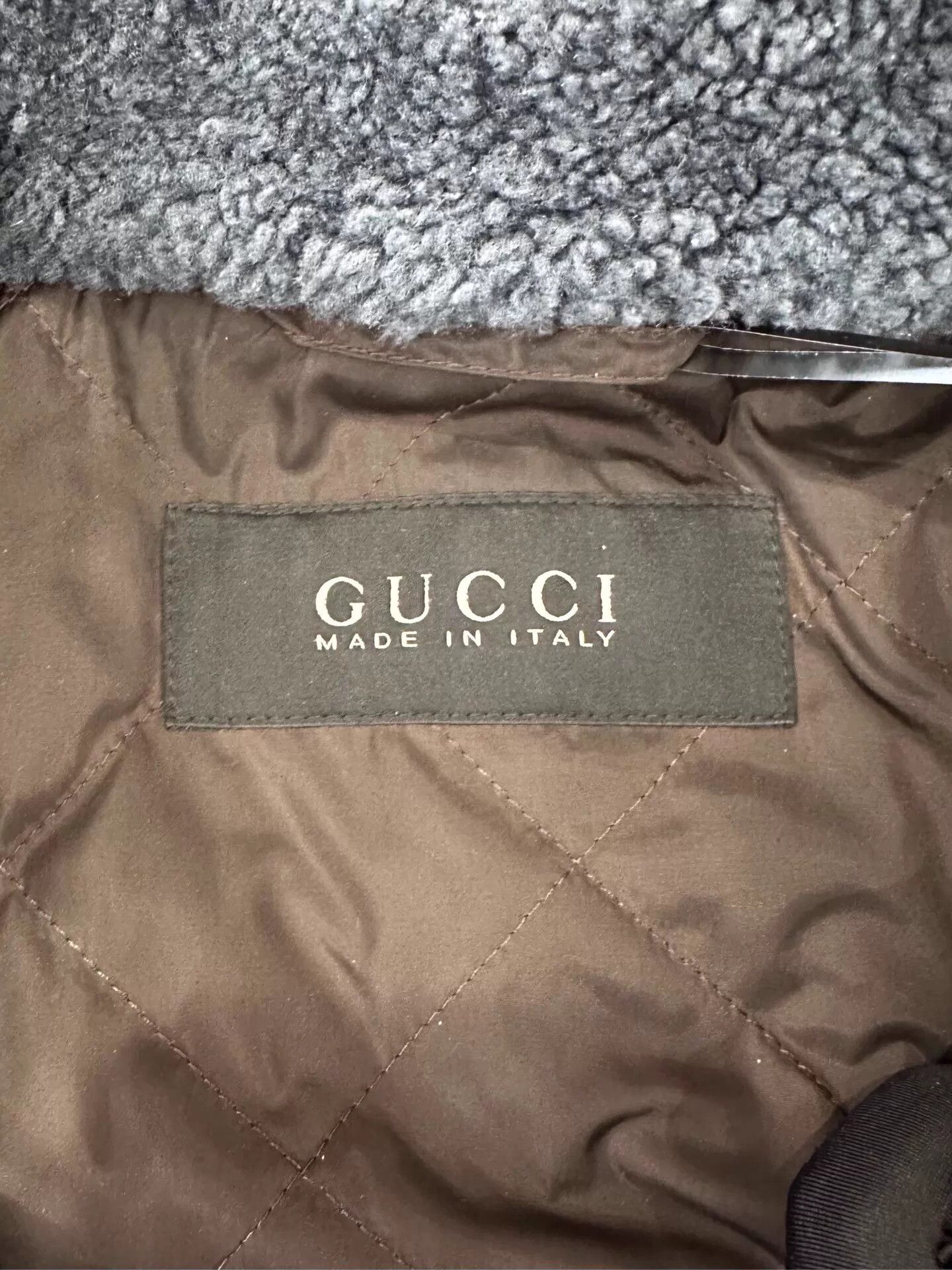 Gucci Gucci men's burgundy wool fur collar jacket Size US M / EU 48-50 / 2 - 4 Thumbnail