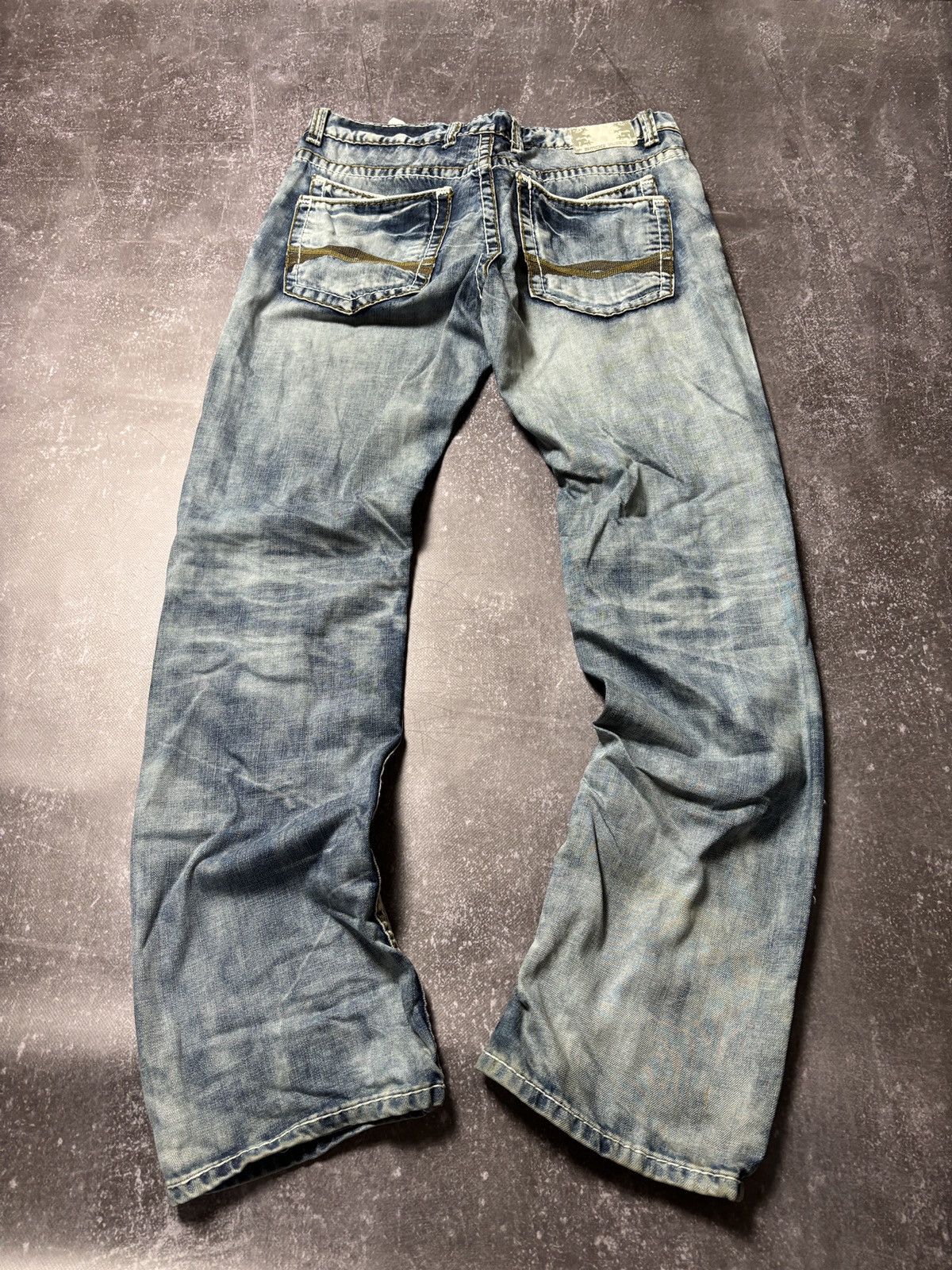 Pre-owned Hysteric Glamour X If Six Was Nine Y2k Vintage Fade Style Jeans If Six Was Nine Style Lgb In Light Blue