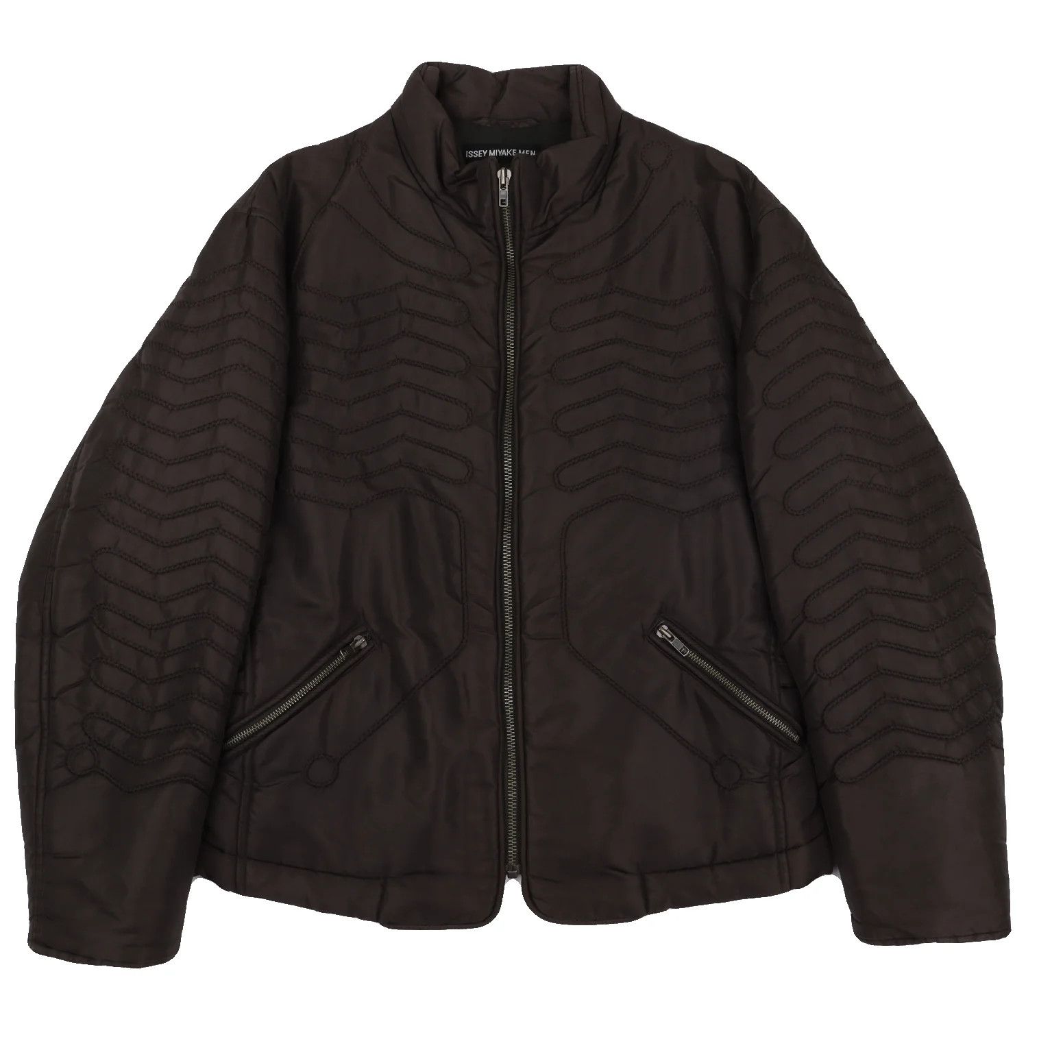 Issey Miyake Padded Blouson in Burdy, Size M Size US M / EU 48-50 / 2 - 1 Thumbnail