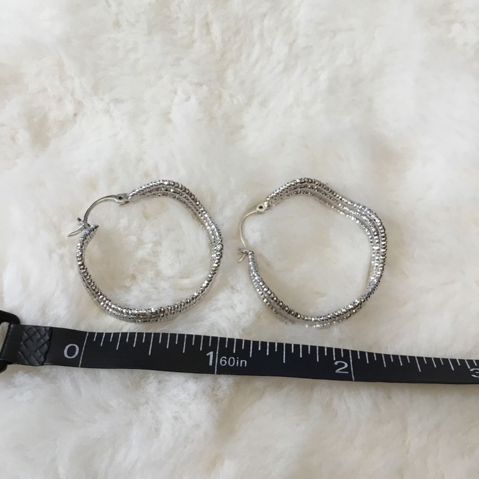 Other Silver Trio-Wave Crystals Earrings Size ONE SIZE - 8 Thumbnail