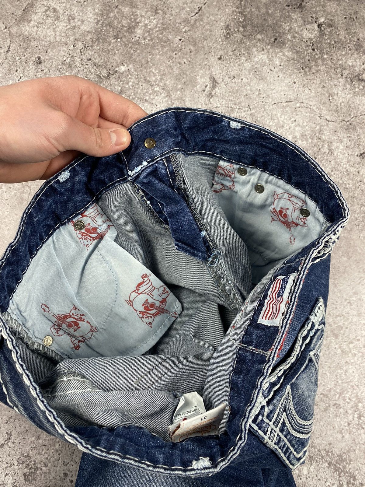 True Religion Rare Vintage True Religion Billy T Jeans Size 31 Y2K Drip Size 31" - 11 Thumbnail
