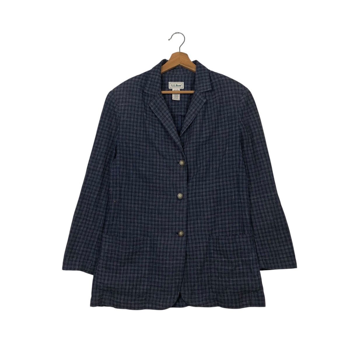 Japanese Brand × L.L. Bean 📌Vintage Chore Worker Jacket L.L.Bean Tartan Design Size US M / EU 48-50 / 2 - 2 Thumbnail