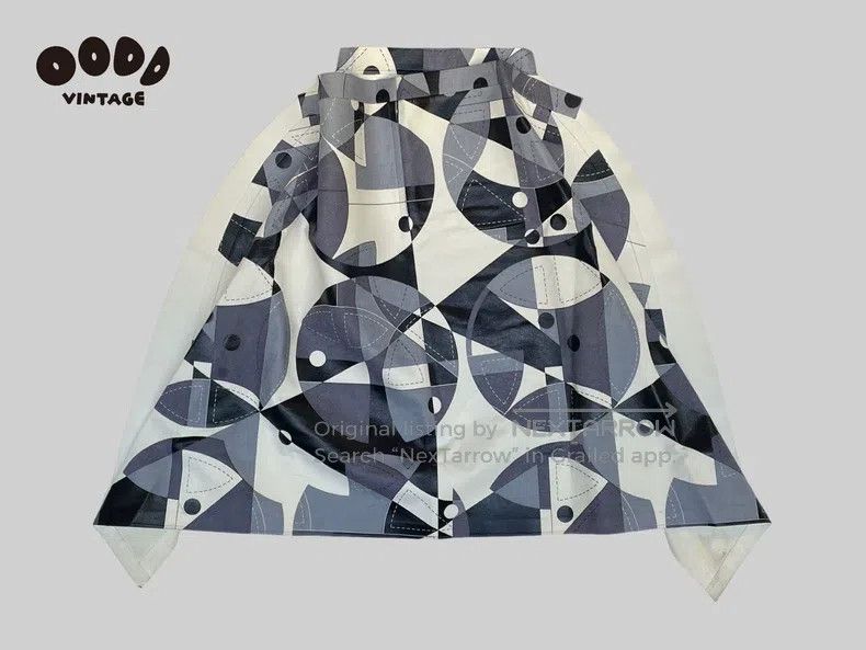 Junya Watanabe Junya Watanabe size S Geometric silhouette leather patchwo Size 23" - 3 Thumbnail