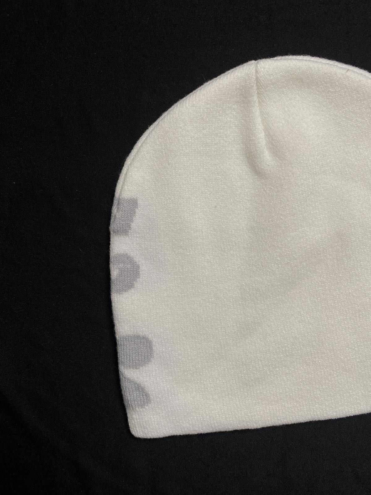 Japanese Brand Never Happy New Year F*F No Cuff Knit Skull Cap White Beanie Size ONE SIZE - 6 Thumbnail