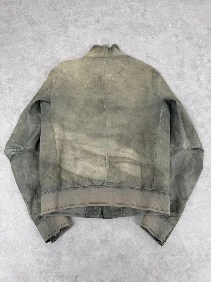 2009 Carol Christian Poell Raw Beige Leather Jacket