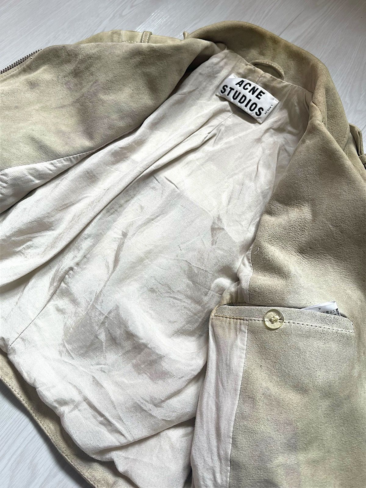 Acne Studios ACNE STUDIOS Suede Biker Jacket Size S / US 4 / IT 40 - 9 Thumbnail