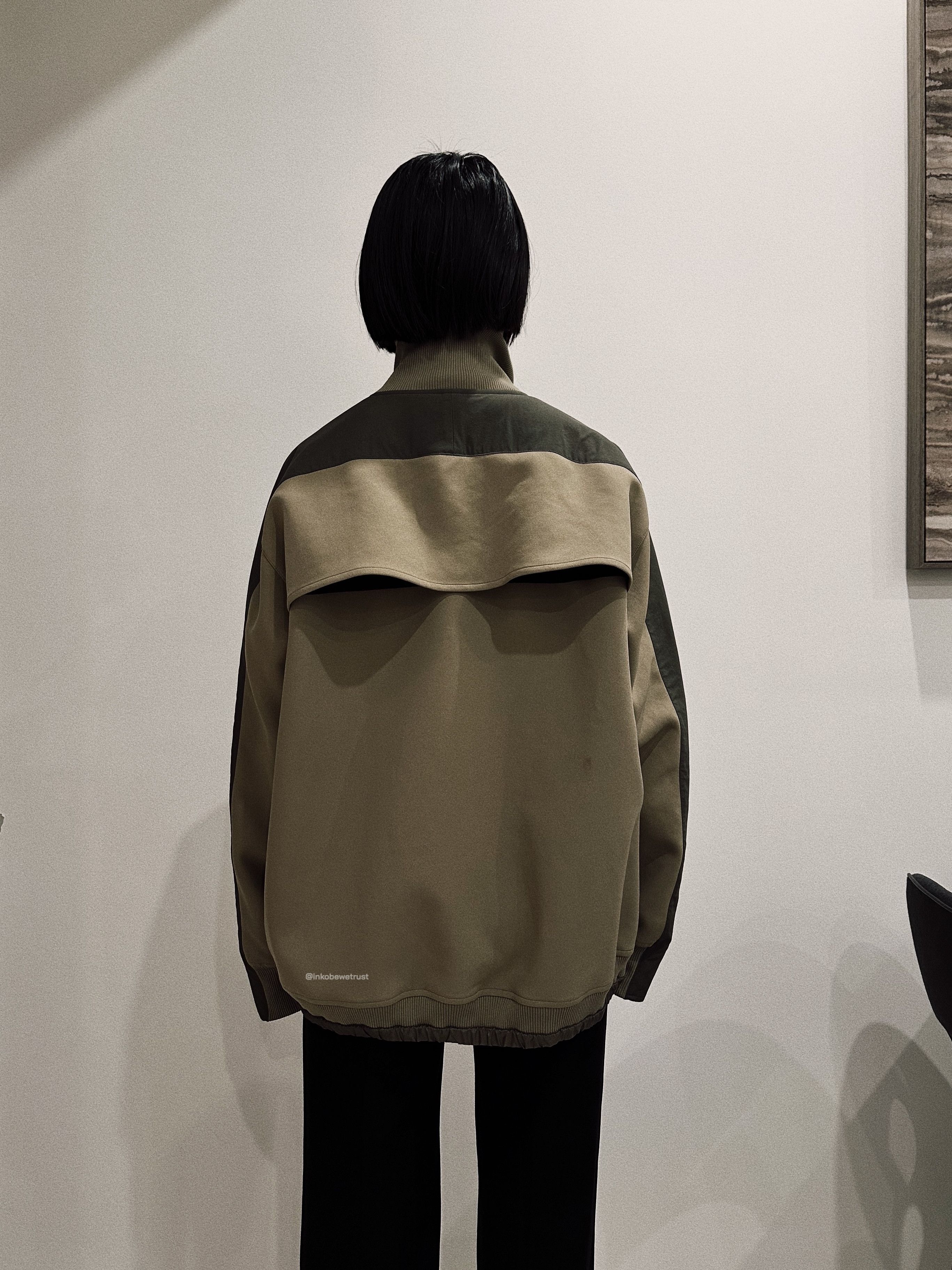 Sacai Technical Jersey Blouson | Beige Size US M / EU 48-50 / 2 - 4 Thumbnail