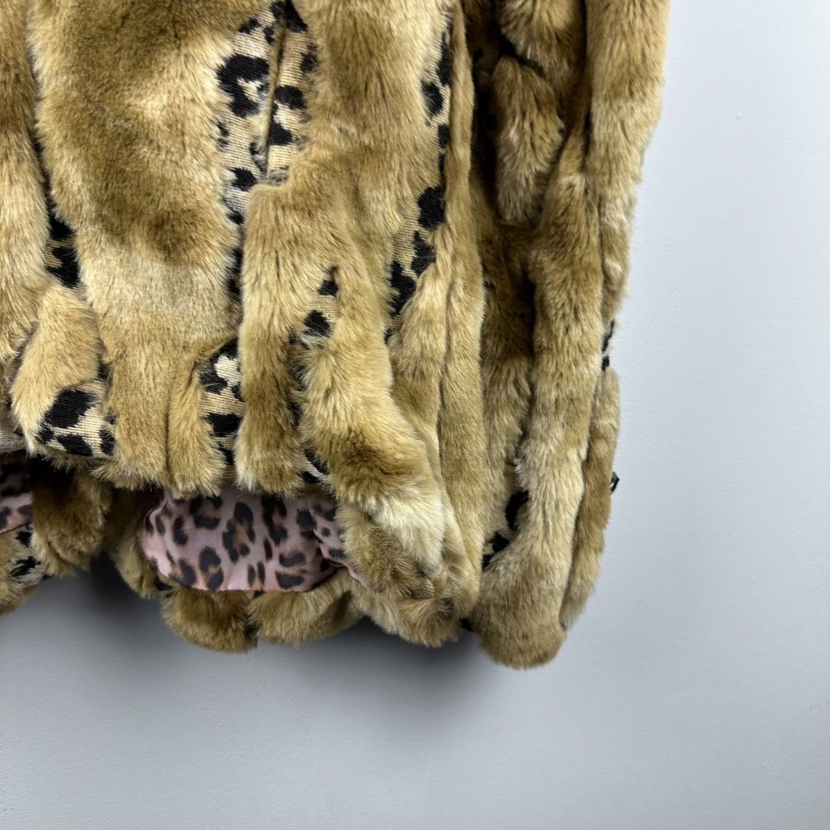 Vintage Vintage Bimbo Girl Y2K Glamour Leopard Fur Coat Size M / US 6-8 / IT 42-44 - 18 Thumbnail