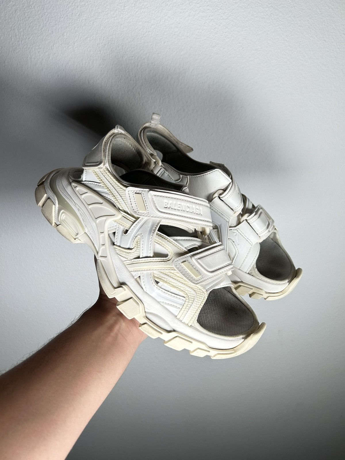 Balenciaga SS2019 Track Strap Sandals Size US 7.5 / EU 40-41 - 1 Thumbnail