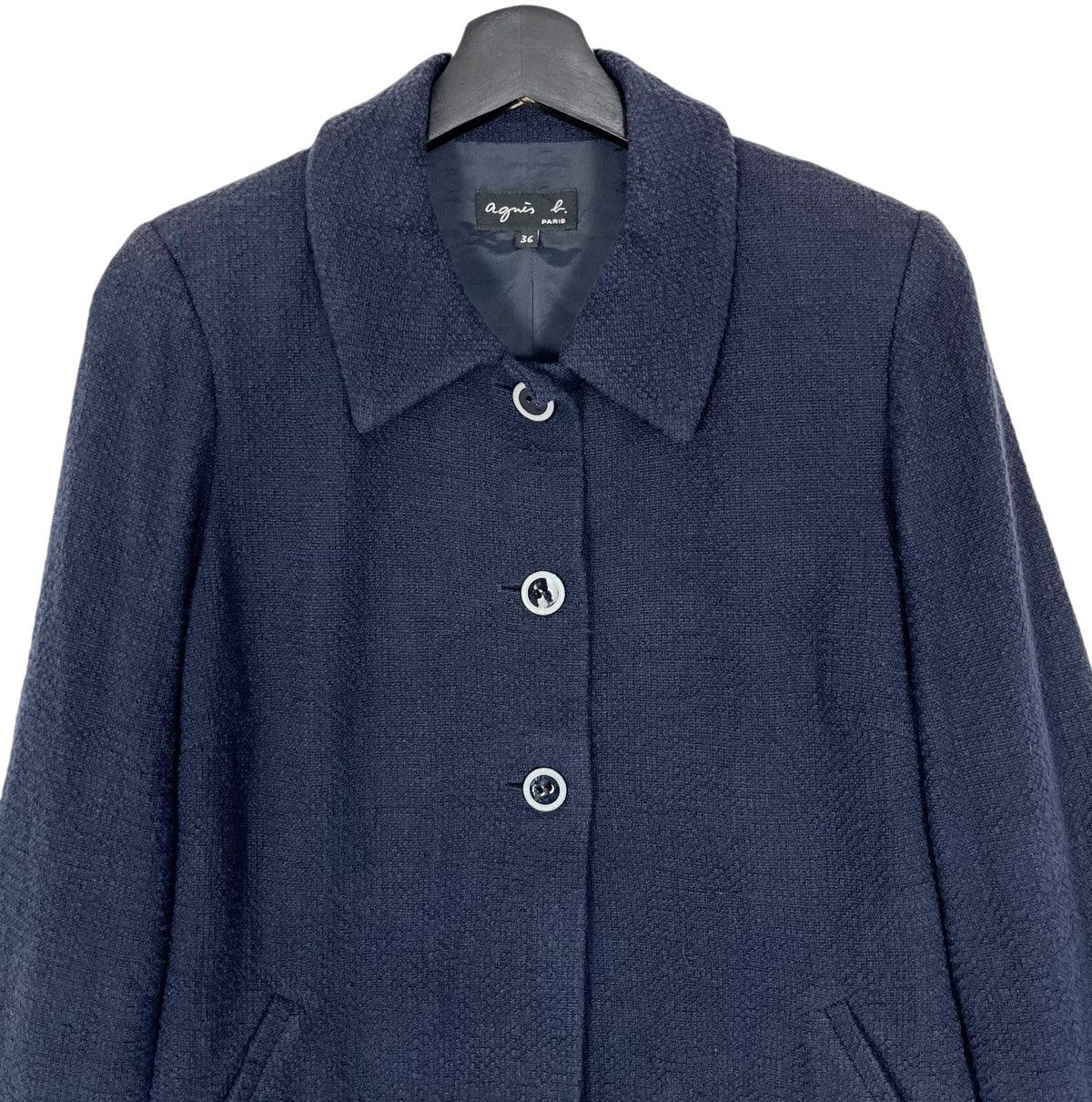 Designer × agnes b. Agnes b. Paris Women Coat Size XS / US 0-2 / IT 36-38 - 3 Thumbnail