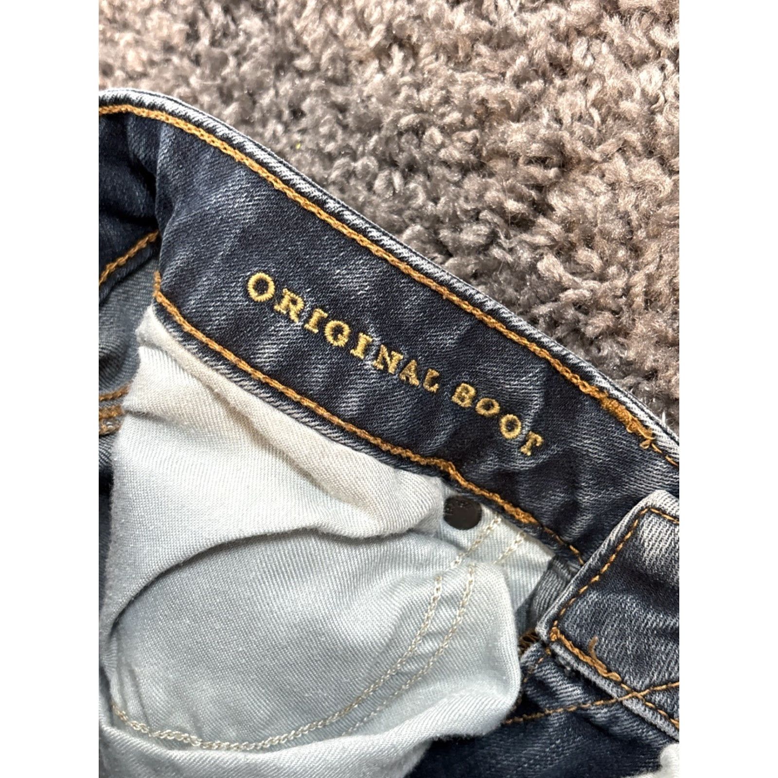 American Eagle Outfitters American Eagle Jeans Men’s 28x33 Blue Bootcut Regular 28 33 Cotton Comfort Zip Button Mens Size US 28 / EU 44 - 6 Thumbnail