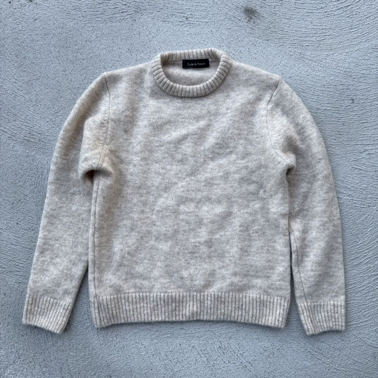 Other Ecole de Pensee Natural alpaca mohair crewneck sweater Size US S / EU 44-46 / 1 - 1 Thumbnail