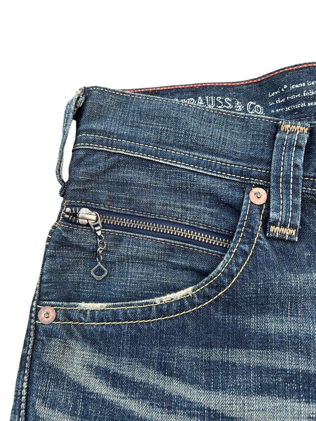 Kapital Flare Vintage Levis Hippies Style Distressed Denim Jeans Size US 34 / EU 50 - 9 Thumbnail