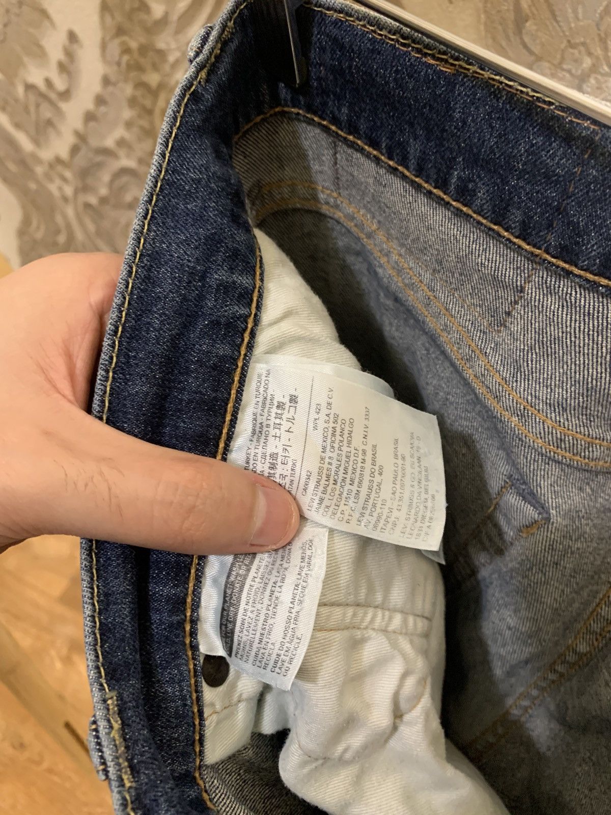 VINTAGE LEVIS 519 CASUAL DENIM SKINNY JEANS DESIGNER Y2K 90s