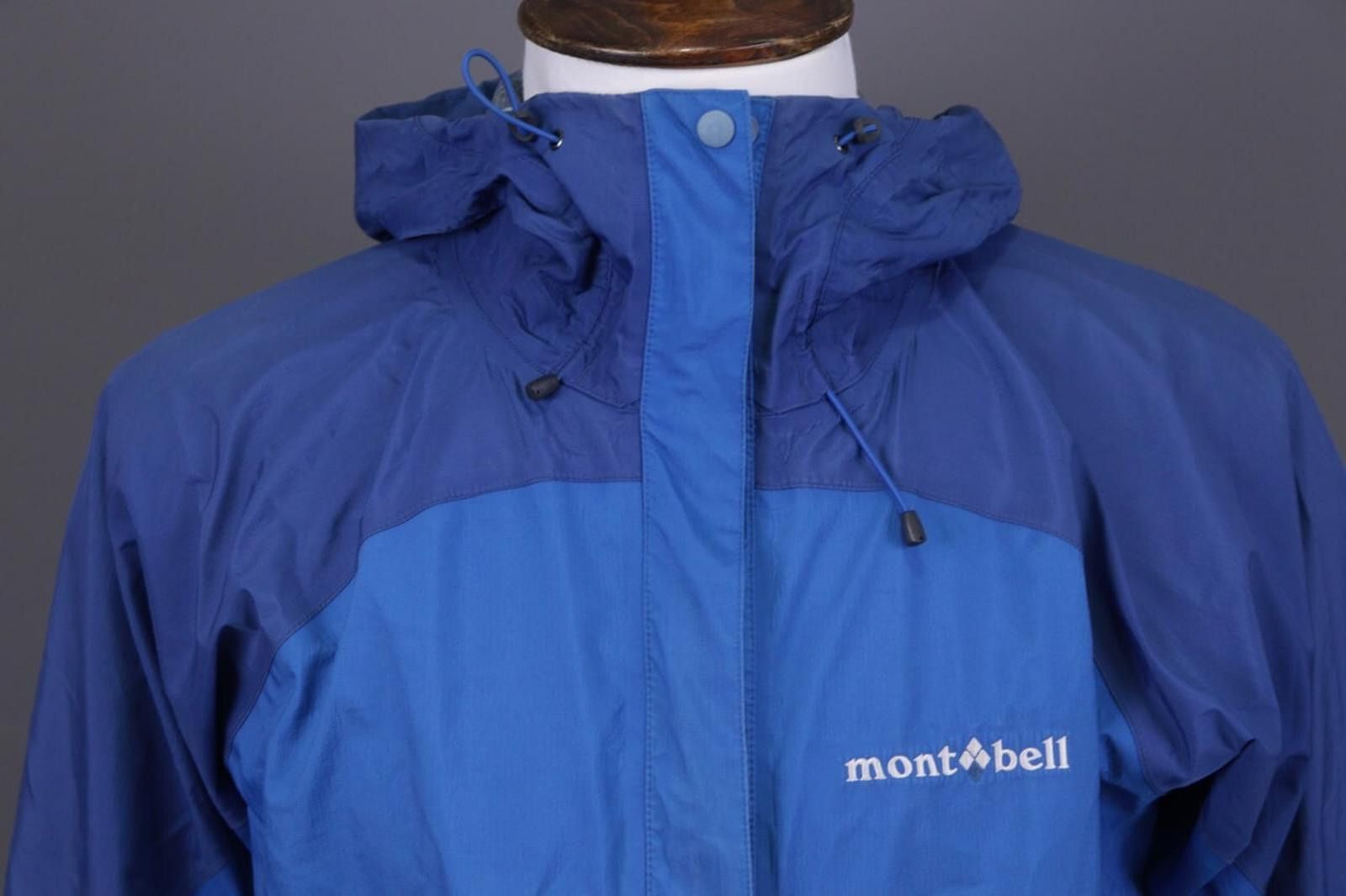 Montbell Mont Bell Blue Waterproof Ski Hooded Jacket Size M Size M / US 6-8 / IT 42-44 - 2 Thumbnail