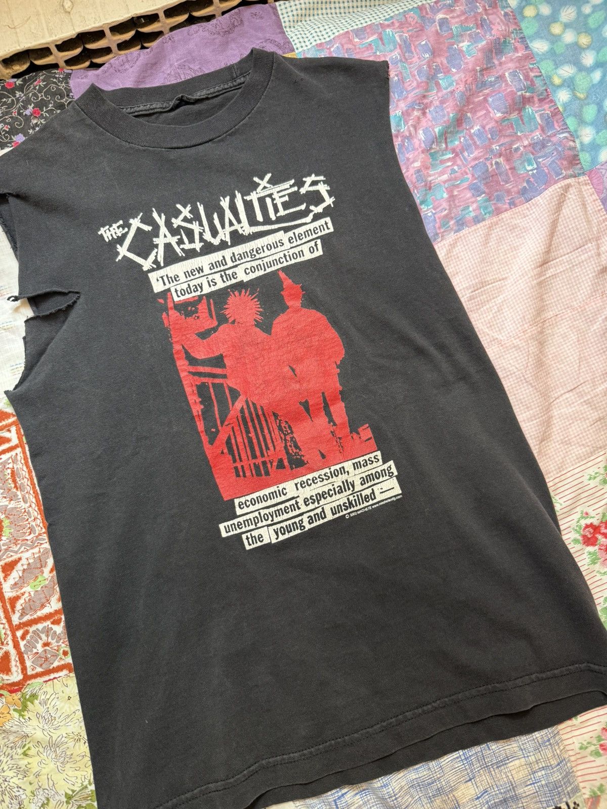 Other Vintage 1998 The Casualties 1998 Tour T-Shirt Size US S / EU 44-46 / 1 - 1 Thumbnail