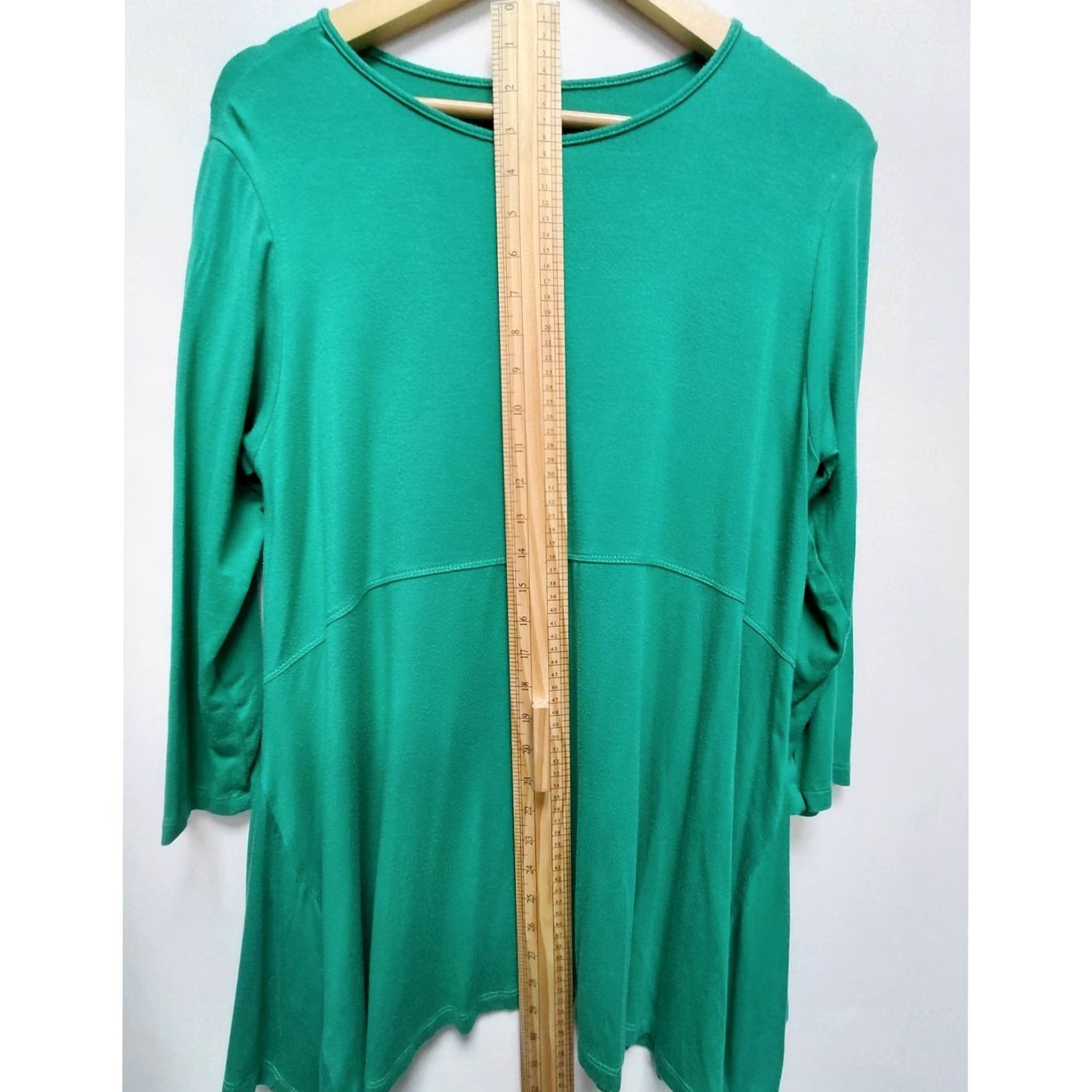 Vintage Comfy USA Green Asymmetrical Tunic Top Womens M Size M / US 6-8 / IT 42-44 - 8 Thumbnail