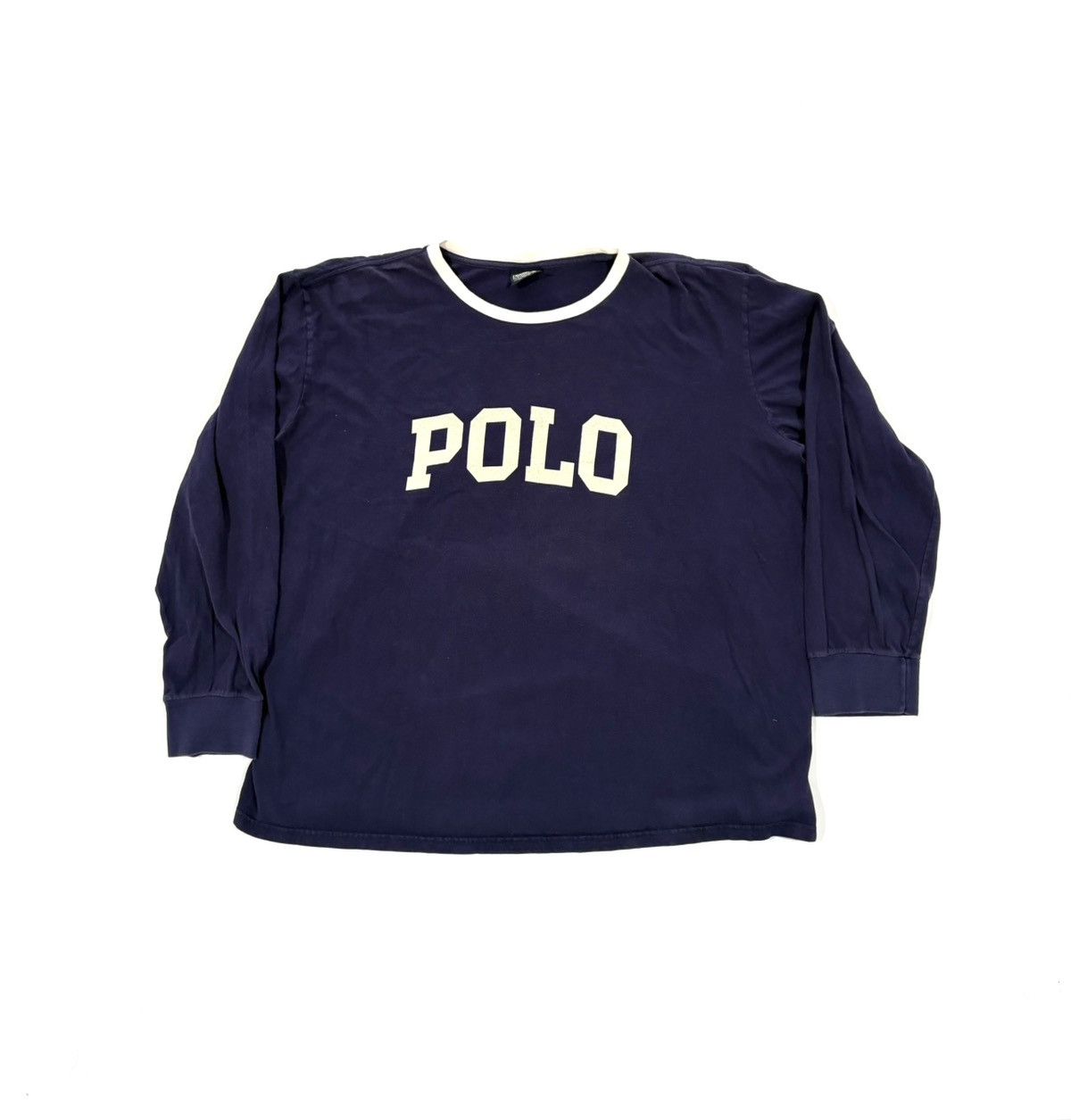 Polo Ralph Lauren Polo Ralph Lauren Vintage Spell Out Long Sleeve Size US XXL / EU 58 / 5 - 1 Thumbnail