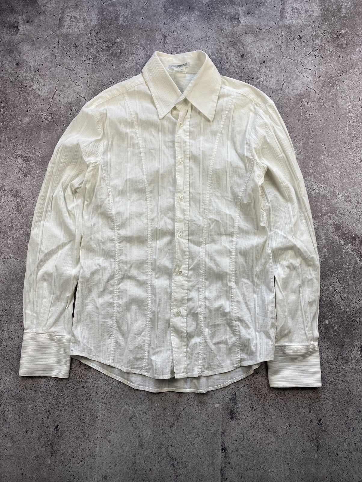 Designer × Japanese Brand × Vintage Made In Italy Nara Chamiche Silk Shirt Medium Abstract Size US L / EU 52-54 / 3 - 1 Thumbnail