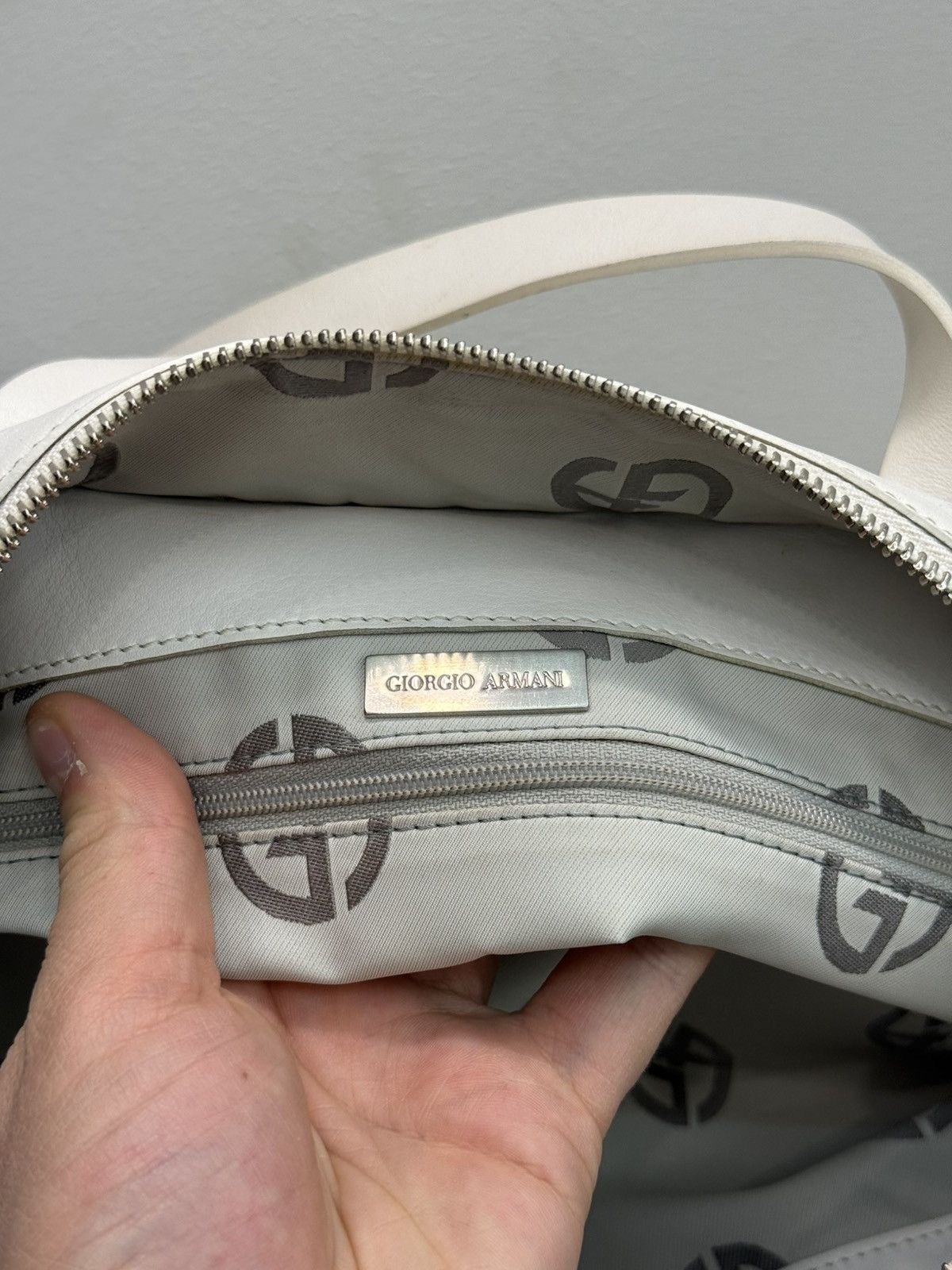 Giorgio Armani Vintage Giorgio Armani Leather Bag Size ONE SIZE - 6 Thumbnail