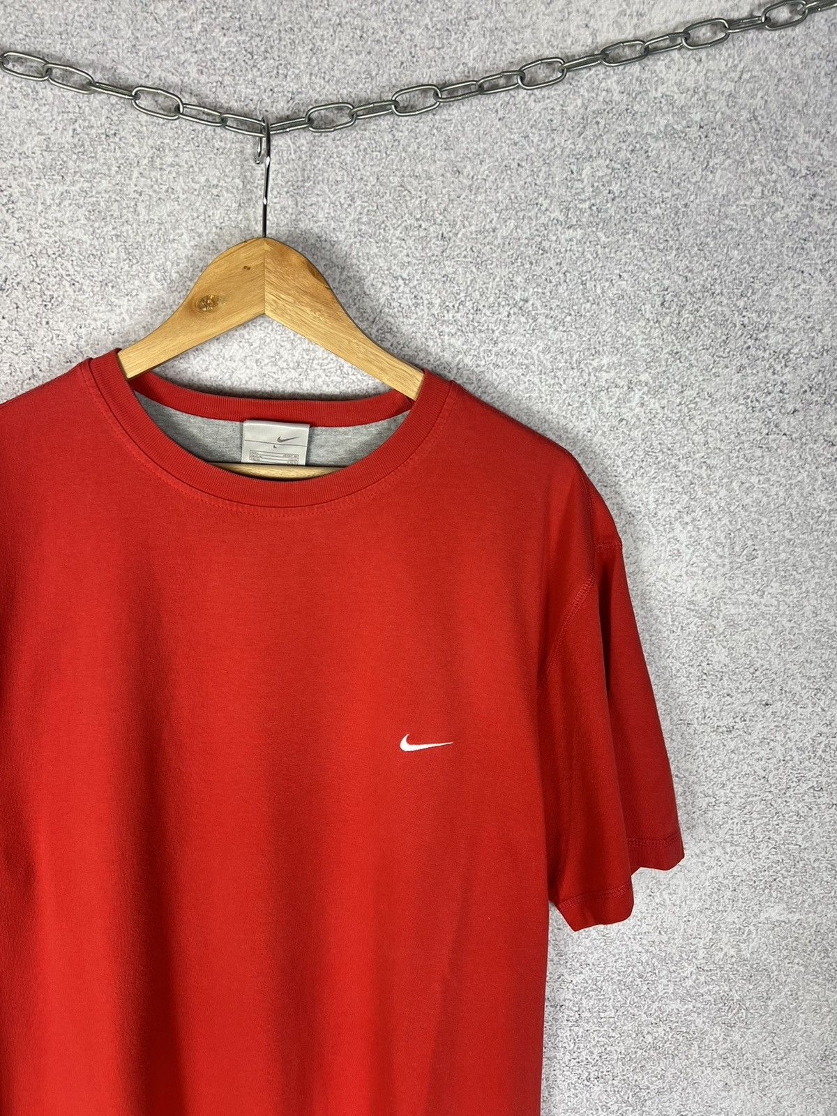 Nike Vintage 90s Nike Small Swoosh Basic Tee Size US L / EU 52-54 / 3 - 2 Thumbnail