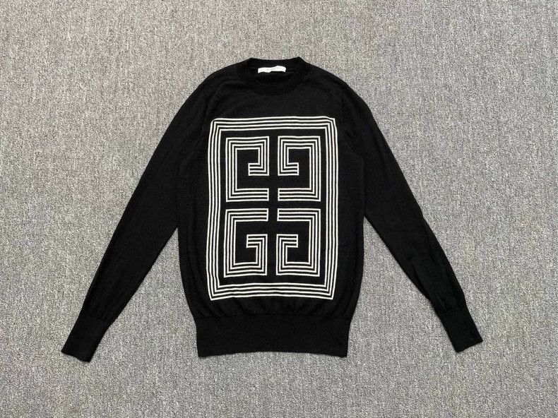 givenchy classic logo black sweater xs-dmc