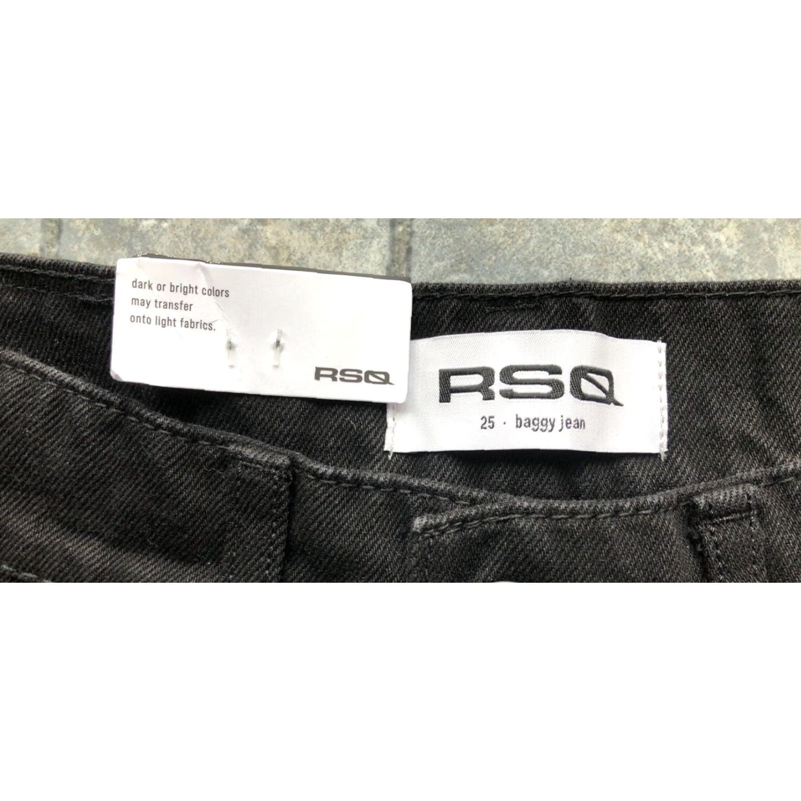 Rsq RSQ Jeans Baggy Black 25 Women 100% Cotton NWT Tilly’s 90s Punk Preppy MSRP 42.99 Regular Modern Casual Tilly’s Size 42" / US 20 - 5 Thumbnail