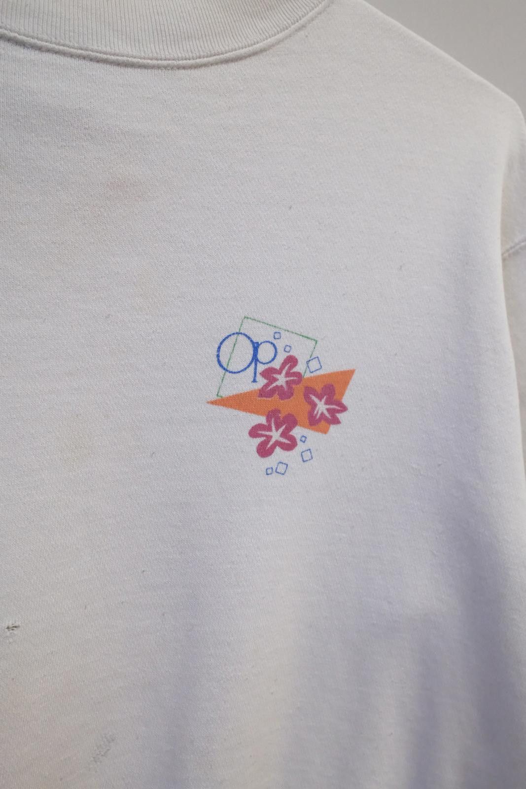 Ocean Pacific 90's Ocean Pacific Flower Surfer Graphic Crewneck Size US M / EU 48-50 / 2 - 4 Thumbnail
