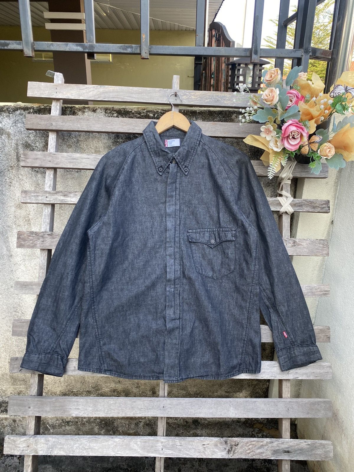 Levi's 2000s Levis Engineered Button Ups Shirt Size US L / EU 52-54 / 3 - 1 Thumbnail