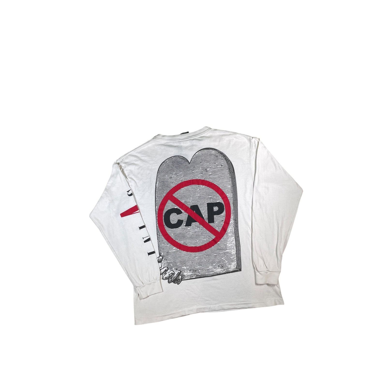 Saint Michael Saint Michael x Vlone 'RIP Jesus' White Tee Size US L / EU 52-54 / 3 - 2 Thumbnail