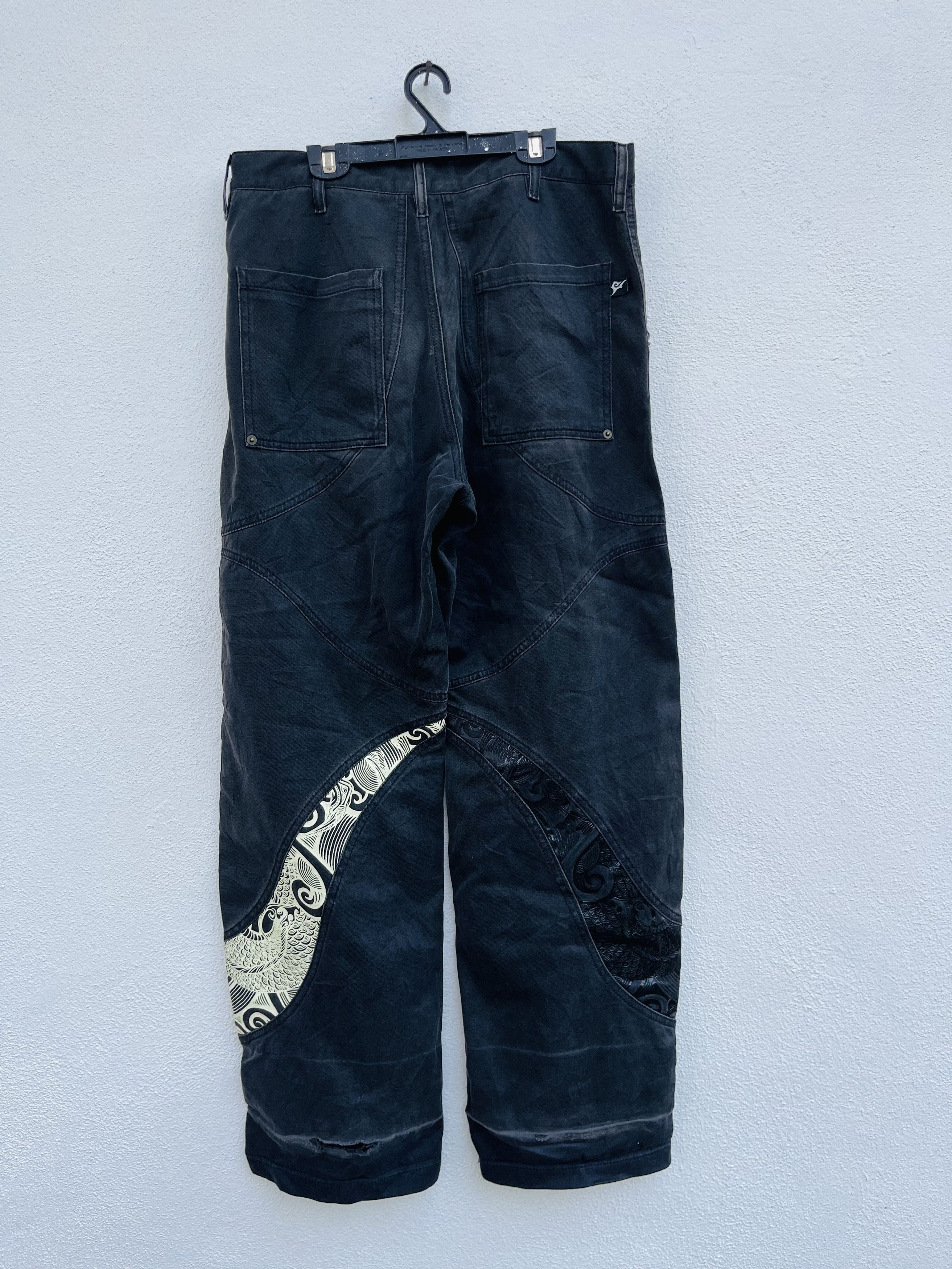 Japanese Brand × Vintage Vintage Peace Maker Hip Hop Streetwear Skaterboard Style Size US 31 - 2 Thumbnail
