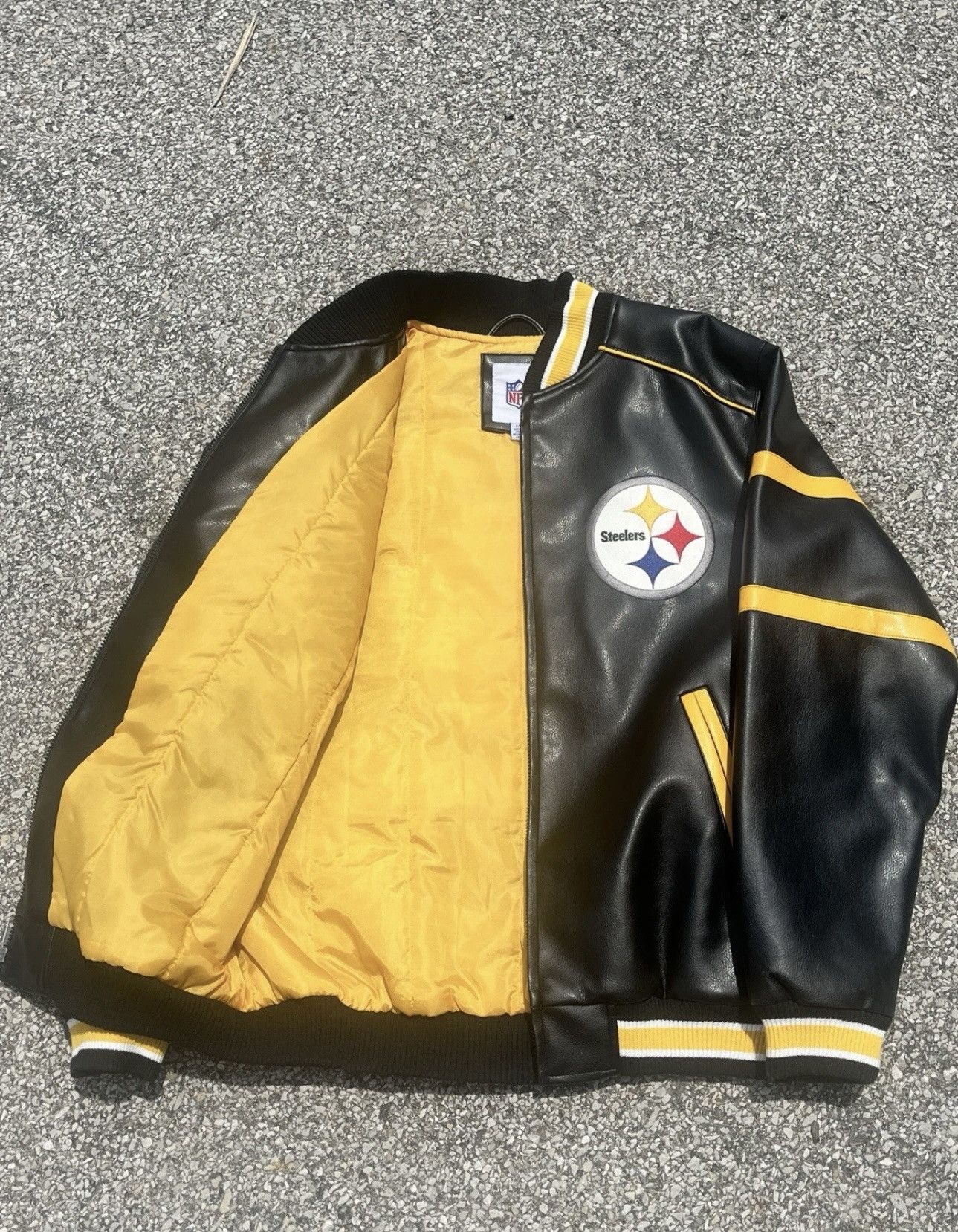 NFL NFL AFC Steelers leather jacket size large Size US L / EU 52-54 / 3 - 4 Thumbnail