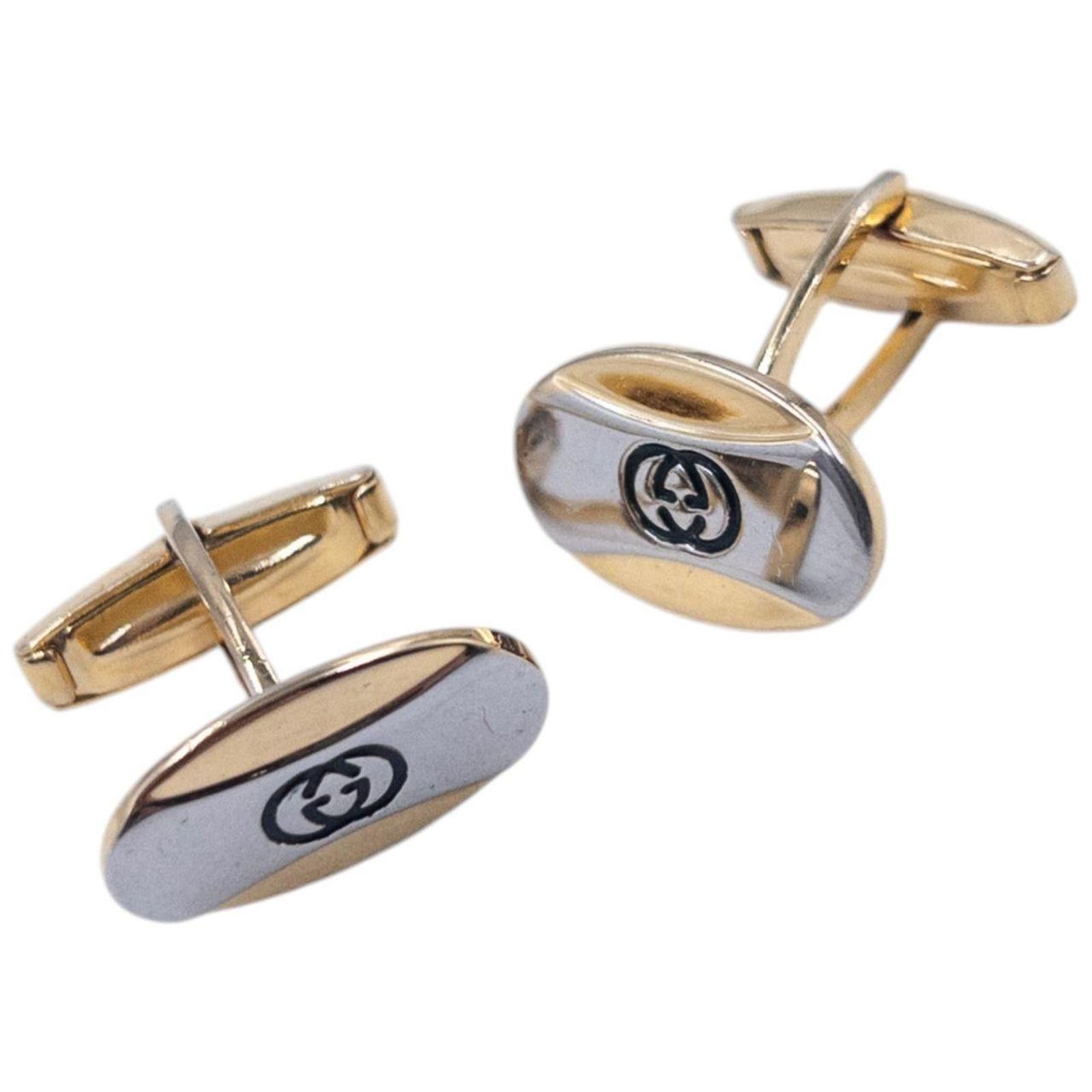Gucci Vintage Gucci Embossed Cuff Links Size ONE SIZE - 2 Thumbnail